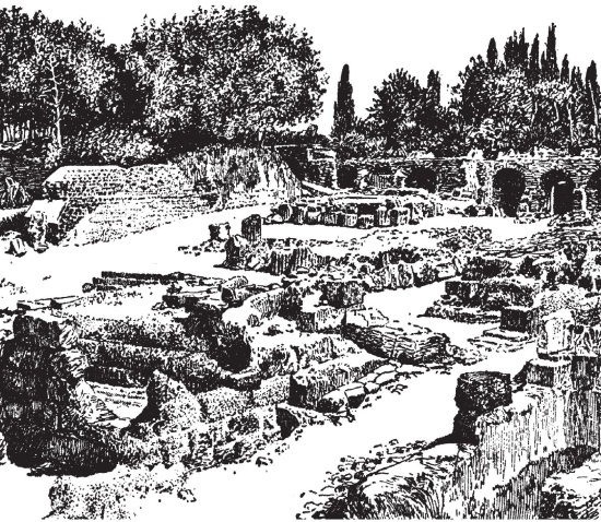 Иллюстрация к книге — Здесь был Рим. Современные прогулки по древнему городу [i_038.jpg]