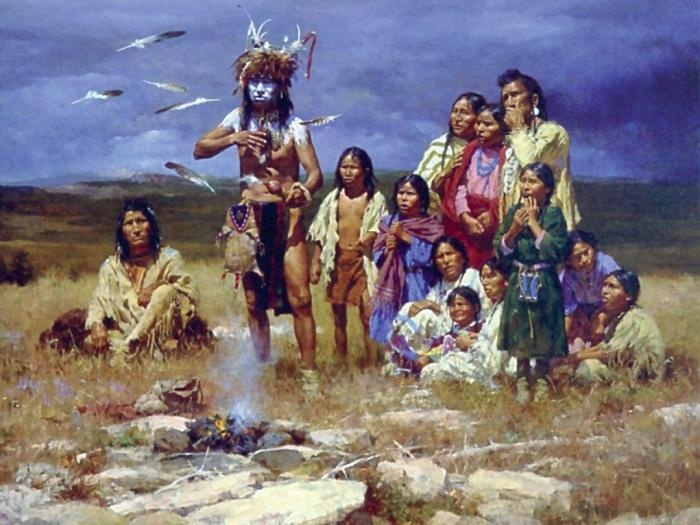 Иллюстрация к книге — Сила шаманов. Боевая и лечебная магия индейцев Дикого Запада [i_088.jpg]