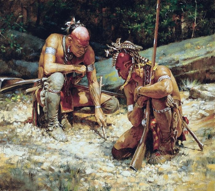 Иллюстрация к книге — Сила шаманов. Боевая и лечебная магия индейцев Дикого Запада [i_100.jpg]