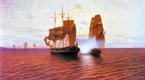 Иллюстрация к книге — Великие сражения русского парусного флота [i_070.jpg]