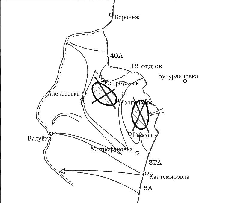 Иллюстрация к книге — Танки ведет Рыбалко. Боевой путь 3-й Гвардейской танковой армии [sch010.jpg]