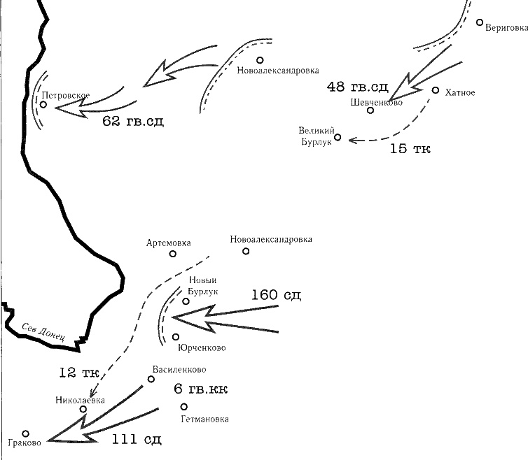 Иллюстрация к книге — Танки ведет Рыбалко. Боевой путь 3-й Гвардейской танковой армии [sch023.jpg]