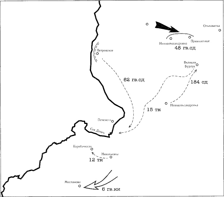 Иллюстрация к книге — Танки ведет Рыбалко. Боевой путь 3-й Гвардейской танковой армии [sch024.jpg]