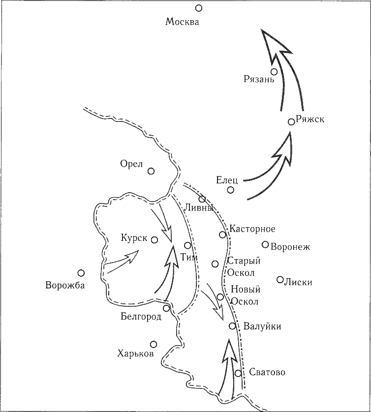 Иллюстрация к книге — Танки ведет Рыбалко. Боевой путь 3-й Гвардейской танковой армии [sch038.jpg]