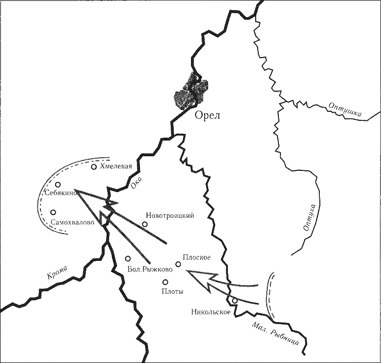 Иллюстрация к книге — Танки ведет Рыбалко. Боевой путь 3-й Гвардейской танковой армии [sch049.jpg]