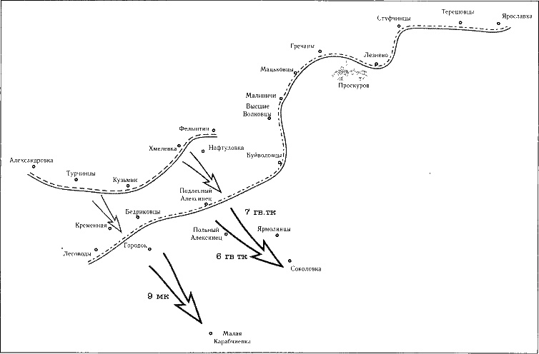 Иллюстрация к книге — Танки ведет Рыбалко. Боевой путь 3-й Гвардейской танковой армии [sch094.jpg]