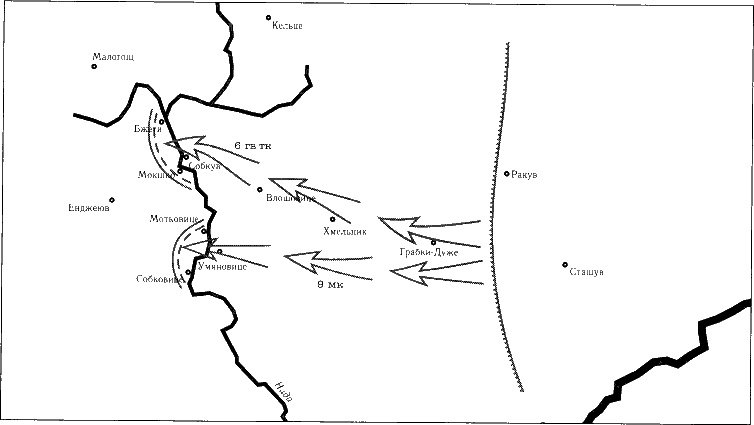 Иллюстрация к книге — Танки ведет Рыбалко. Боевой путь 3-й Гвардейской танковой армии [sch116.jpg]