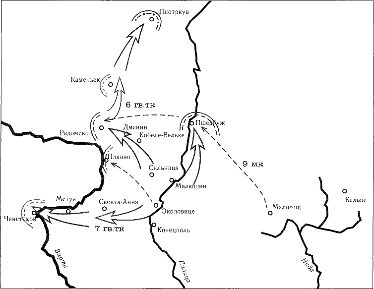 Иллюстрация к книге — Танки ведет Рыбалко. Боевой путь 3-й Гвардейской танковой армии [sch119.jpg]