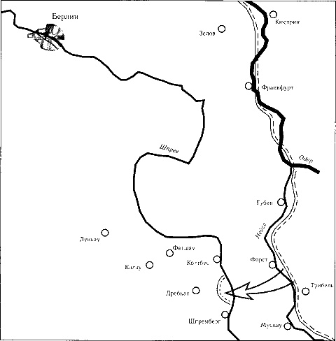 Иллюстрация к книге — Танки ведет Рыбалко. Боевой путь 3-й Гвардейской танковой армии [sch132.jpg]