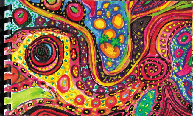 Иллюстрация к книге — Рисуйте свободно! Найти себя с помощью художественного дневника [i_045.jpg]