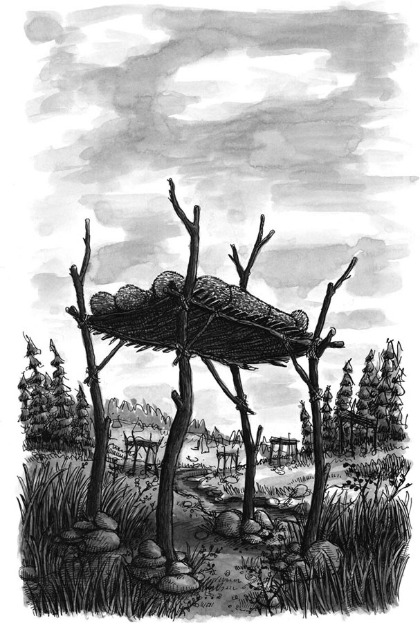 Иллюстрация к книге — Уйти красиво. Удивительные похоронные обряды разных стран [i_001.jpg]