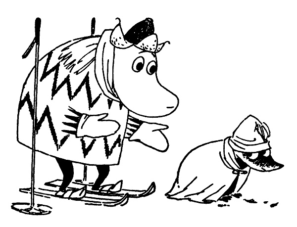 Иллюстрация к книге — Зима Муми-тролля [i_044.jpg]