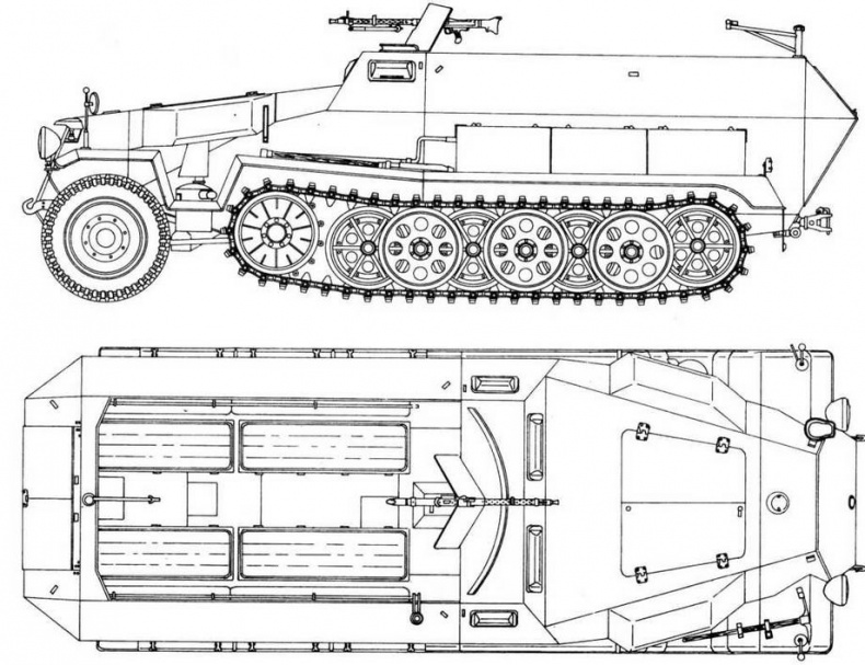 Иллюстрация к книге — Бронетранспортеры Вермахта [img_42.jpg]