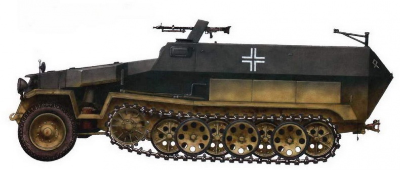 Иллюстрация к книге — Бронетранспортеры Вермахта [img_87.jpg]