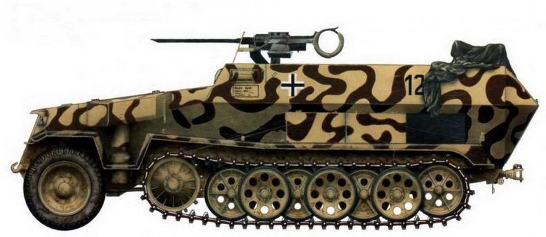 Иллюстрация к книге — Бронетранспортеры Вермахта [img_92.jpg]
