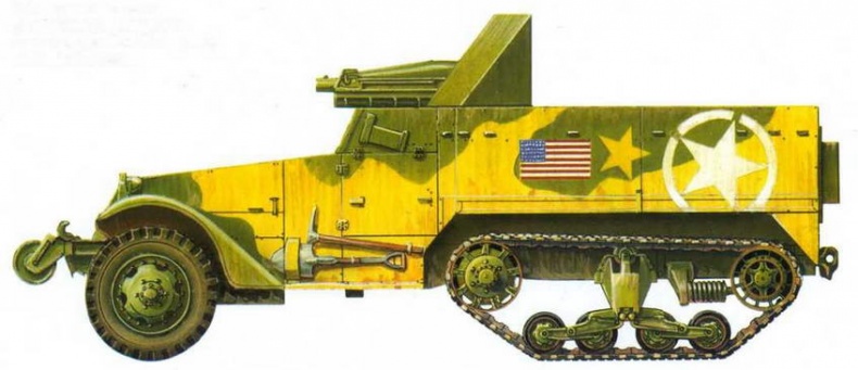 Иллюстрация к книге — Американские бронетранспортеры Второй мировой войны [img_74.jpg]