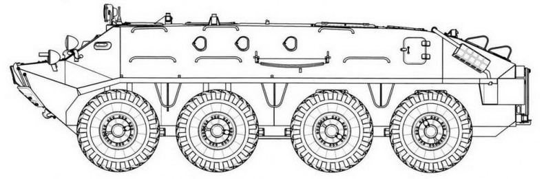 Иллюстрация к книге — Отечественные колесные бронетранспортеры БТР-60, БТР-70, БТР-80 [img_32.jpg]