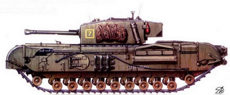 Иллюстрация к книге — Пехотный танк «Черчилль» [img_73.jpg]
