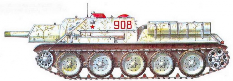 Иллюстрация к книге — Самоходные установки на базе танка Т-34 [img_60.jpg]