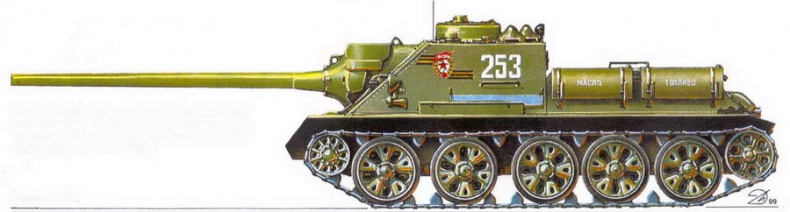 Иллюстрация к книге — Самоходные установки на базе танка Т-34 [img_71.jpg]