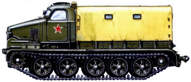 Иллюстрация к книге — Артиллерийские тягачи Советской Армии [img_54.jpg]