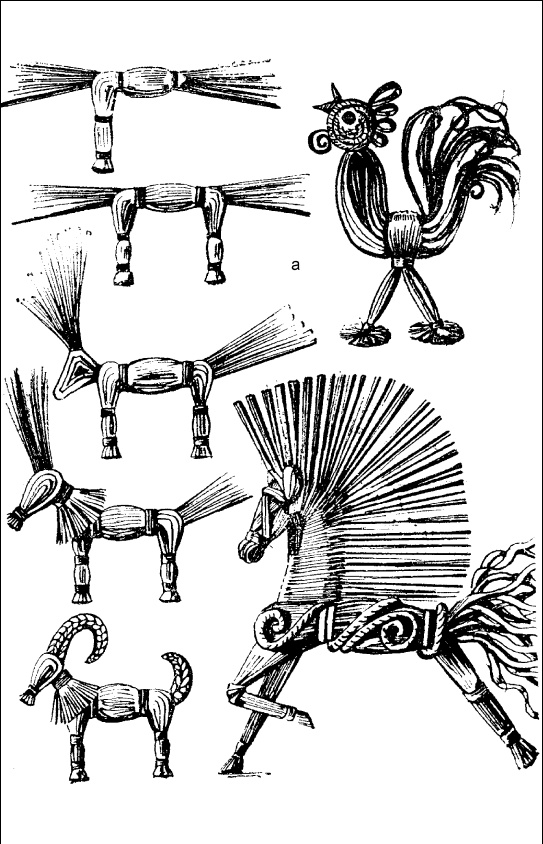 Иллюстрация к книге — Плетение: береста, соломка, тростник, лоза и другие материалы [i_039.jpg]