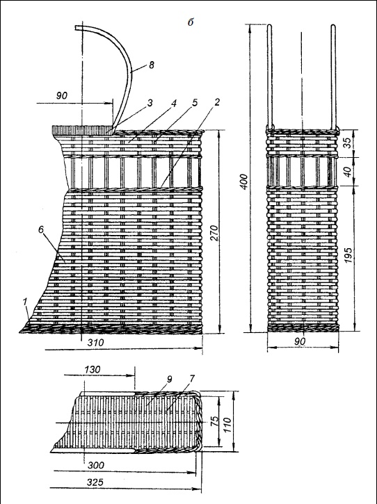 Иллюстрация к книге — Плетение: береста, соломка, тростник, лоза и другие материалы [i_062.jpg]