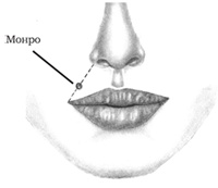 Иллюстрация к книге — Энциклопедия Пирсинга. Настольная книга мастера и клиента [monroe.jpg]