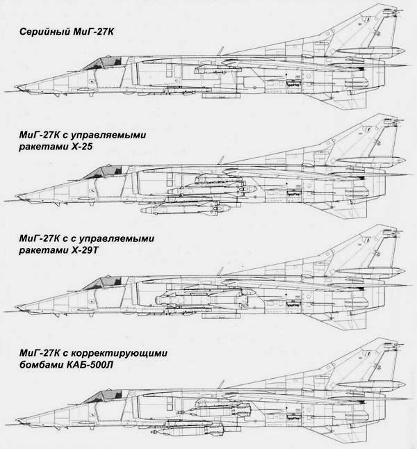 Иллюстрация к книге — Истребитель-бомбардировщик МиГ-27 [i_080.jpg]