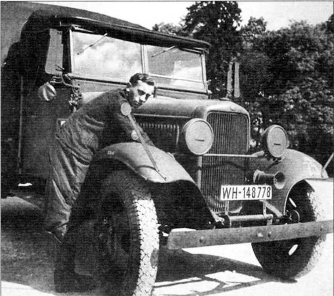 Иллюстрация к книге — Полуторатонные грузовики Германии 1939—1945 гг. [img_21.jpg]