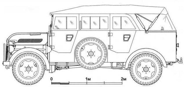 Иллюстрация к книге — Полуторатонные грузовики Германии 1939—1945 гг. [img_56.jpg]