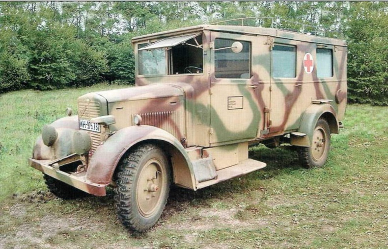 Иллюстрация к книге — Полуторатонные грузовики Германии 1939—1945 гг. [img_70.jpg]