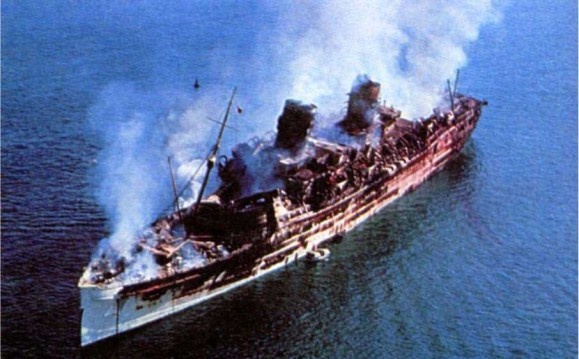 Иллюстрация к книге — Лайнеры на войне 1936-1968 гг. постройки [image197.jpg]