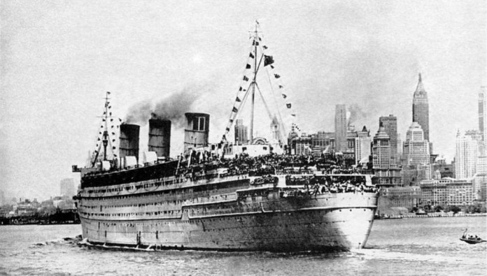 Иллюстрация к книге — Лайнеры на войне 1936-1968 гг. постройки [image24.jpg]