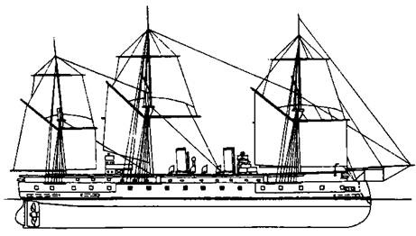 Иллюстрация к книге — Первые броненосцы Германии [pic_22.jpg]