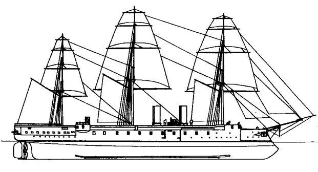 Иллюстрация к книге — Первые броненосцы Германии [pic_25.jpg]