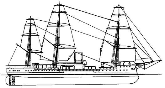 Иллюстрация к книге — Первые броненосцы Германии [pic_32.jpg]