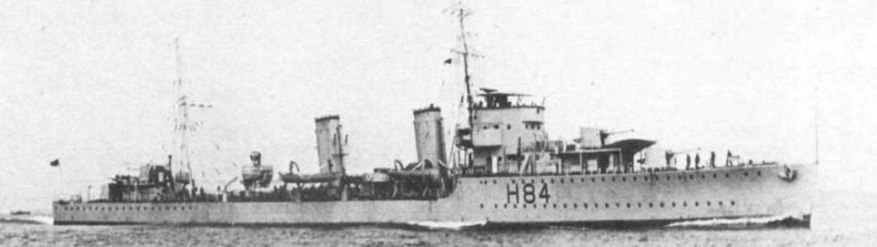 Иллюстрация к книге — Эскадренные миноносцы Англии во второй мировой войне. Часть I (1925 -1945 гг.) [img_100.jpg]