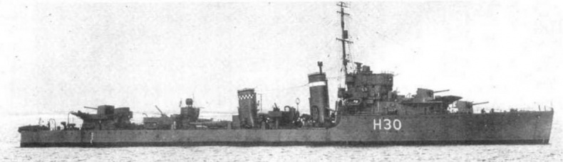 Иллюстрация к книге — Эскадренные миноносцы Англии во второй мировой войне. Часть I (1925 -1945 гг.) [img_101.jpg]