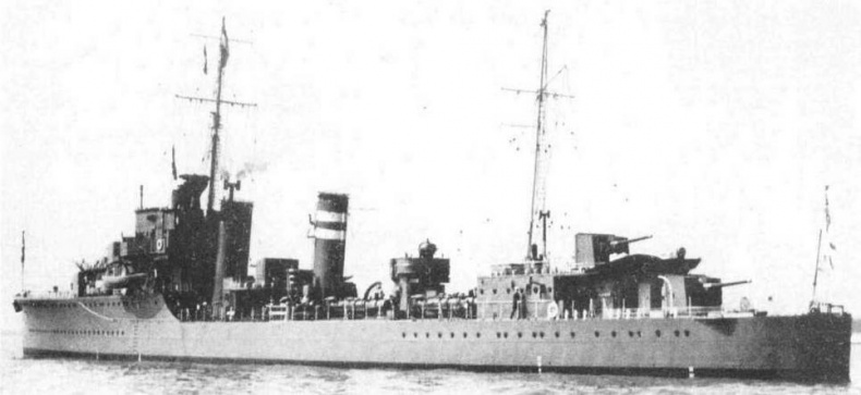 Иллюстрация к книге — Эскадренные миноносцы Англии во второй мировой войне. Часть I (1925 -1945 гг.) [img_132.jpg]