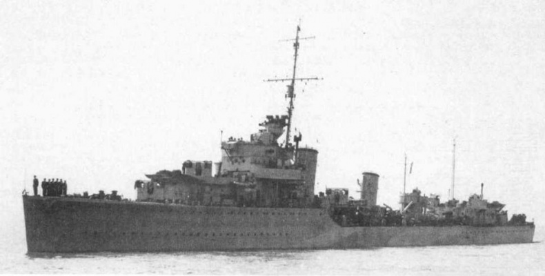 Иллюстрация к книге — Эскадренные миноносцы Англии во второй мировой войне. Часть I (1925 -1945 гг.) [img_133.jpg]