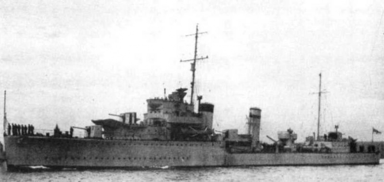 Иллюстрация к книге — Эскадренные миноносцы Англии во второй мировой войне. Часть I (1925 -1945 гг.) [img_136.jpg]