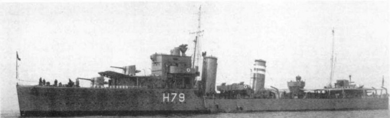 Иллюстрация к книге — Эскадренные миноносцы Англии во второй мировой войне. Часть I (1925 -1945 гг.) [img_141.jpg]