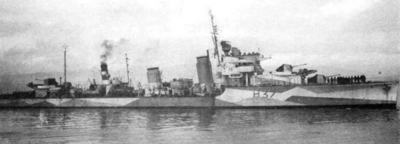 Иллюстрация к книге — Эскадренные миноносцы Англии во второй мировой войне. Часть I (1925 -1945 гг.) [img_142.jpg]