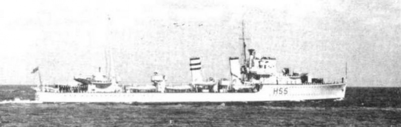 Иллюстрация к книге — Эскадренные миноносцы Англии во второй мировой войне. Часть I (1925 -1945 гг.) [img_151.jpg]