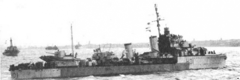 Иллюстрация к книге — Эскадренные миноносцы Англии во второй мировой войне. Часть I (1925 -1945 гг.) [img_152.jpg]