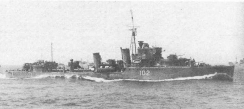 Иллюстрация к книге — Эскадренные миноносцы Англии во второй мировой войне. Часть I (1925 -1945 гг.) [img_172.jpg]