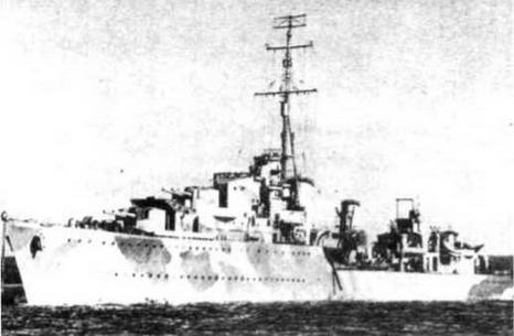 Иллюстрация к книге — Эскадренные миноносцы Англии во второй мировой войне. Часть I (1925 -1945 гг.) [img_62.jpg]