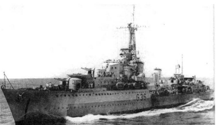 Иллюстрация к книге — Эскадренные миноносцы Англии во второй мировой войне. Часть I (1925 -1945 гг.) [img_81.jpg]