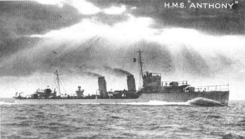 Иллюстрация к книге — Эскадренные миноносцы Англии во второй мировой войне. Часть I (1925 -1945 гг.) [img_97.jpg]